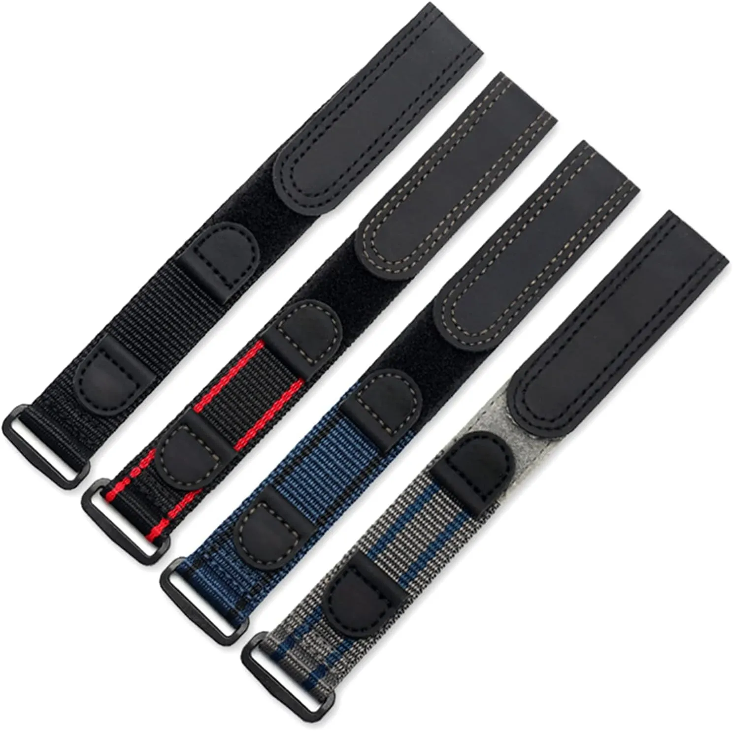 Band Bracelet Wear-Resistant Watchband for Classic Analogue Watch Smartwatch Bands,Universal Strap,18/20/22mm Men forty disloyalty radiant Pacific Nylon Splicing Watch 