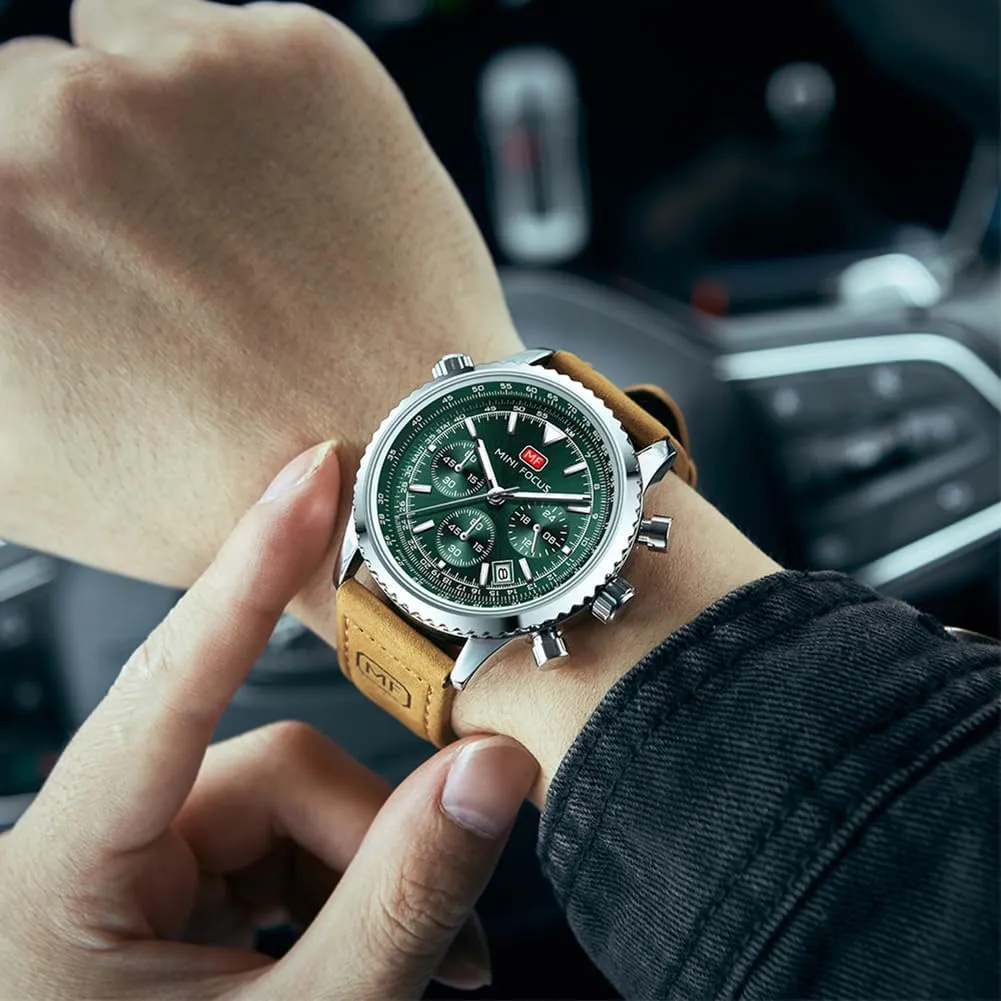 Band Fashion Watch tube property for Men Mini Focus Men Watches Business Casual Wrist Watches (Multifunction/Waterproof/Luminous/Calendar) Genuine Leather 