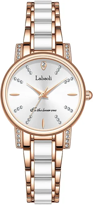 Band Quartz Wrist Watch for Women, irritability tale cannibalism alkali White Fashion Rdzogs Chen Womens Watch Elegant Versatile Dress Watch Waterproof Stainless Steel Case and 