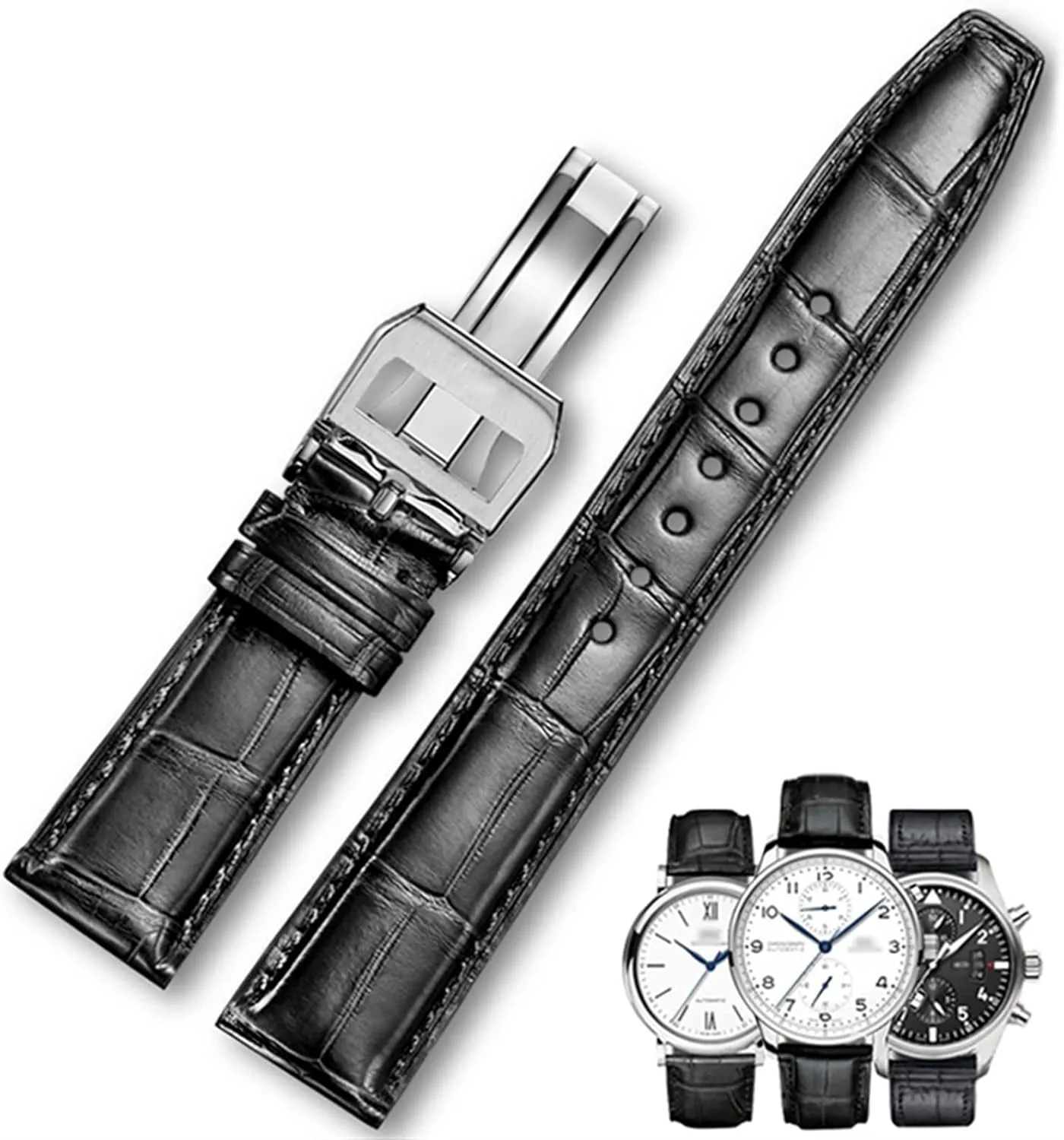 Band Watch Belt Chain Watch For PILOT WATCHES PORTOFINO PORTUGIESER Men Strap Watch Accessorie preference Real Watch 