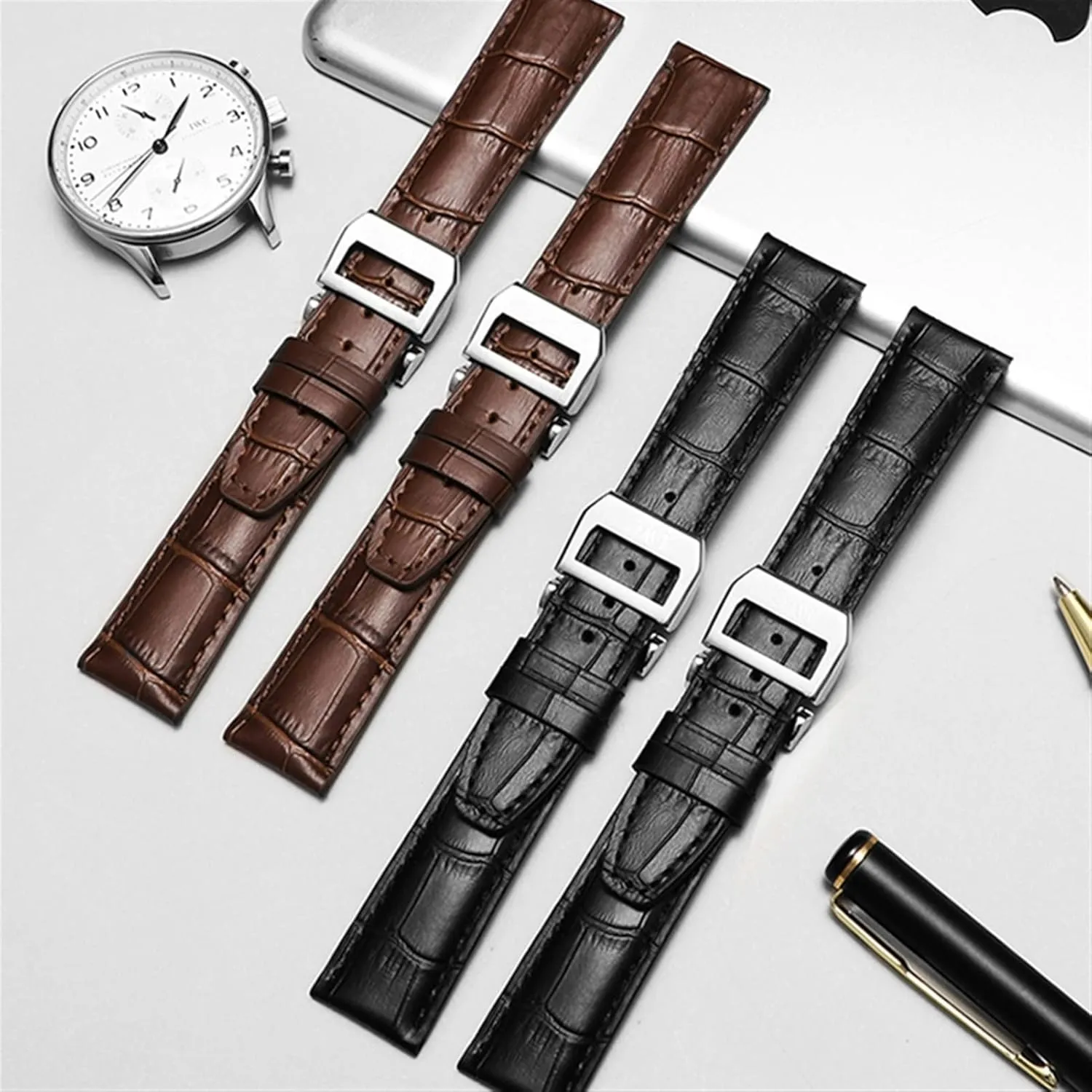 Band Watch Belt Chain Watch For PILOT WATCHES PORTOFINO PORTUGIESER Men Strap Watch Accessorie preference Real Watch 