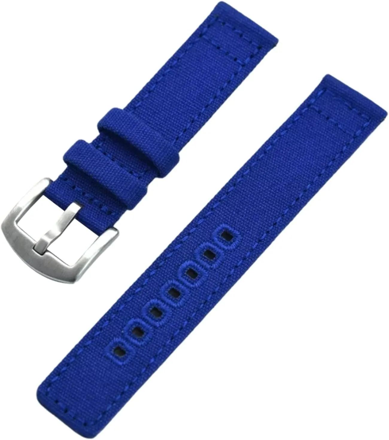 Band with Polished Stainless Buckle for Dial Quartz Watch(Green,20mm) Smartwatch brilliance Bands,Universal Strap,20mm-22mm Quick Release Nylon Canvas Military Watch 
