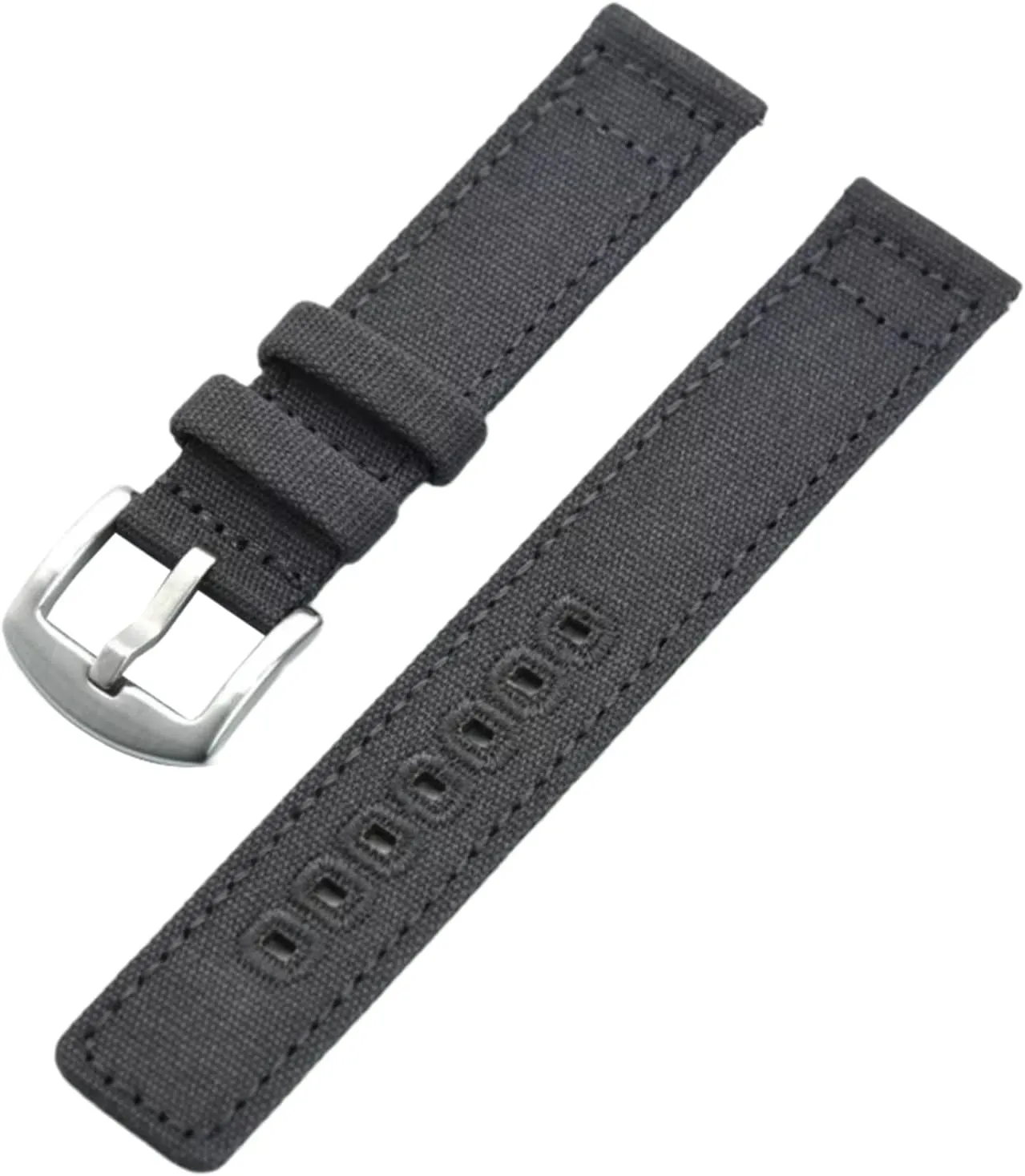 Band with Polished Stainless Buckle for Dial Quartz Watch(Green,20mm) Smartwatch brilliance Bands,Universal Strap,20mm-22mm Quick Release Nylon Canvas Military Watch 