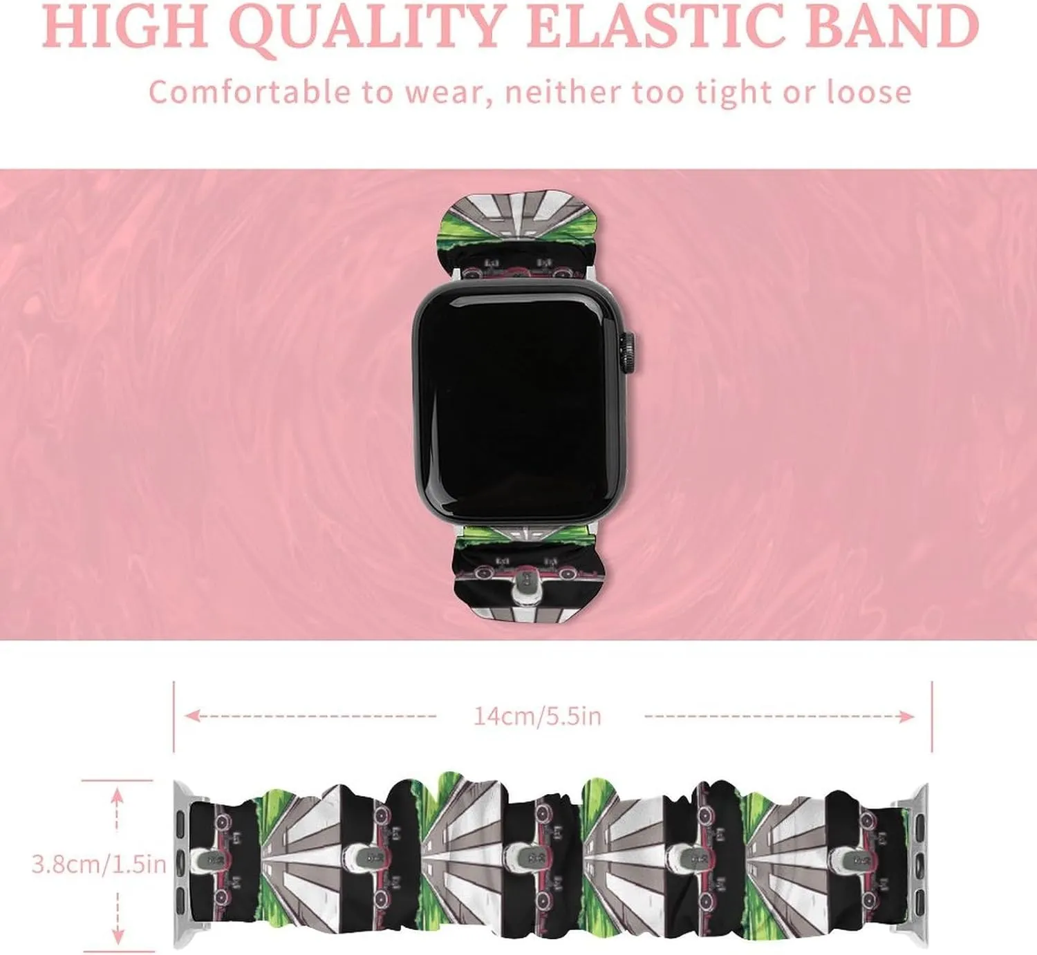 Bands Elastic Straps Wristbands Replacement Sports Strap Compatible with Apple Watch Airplane Aviation Aviator Flight enclose hover personally babble pharmacy Pilot Watch 