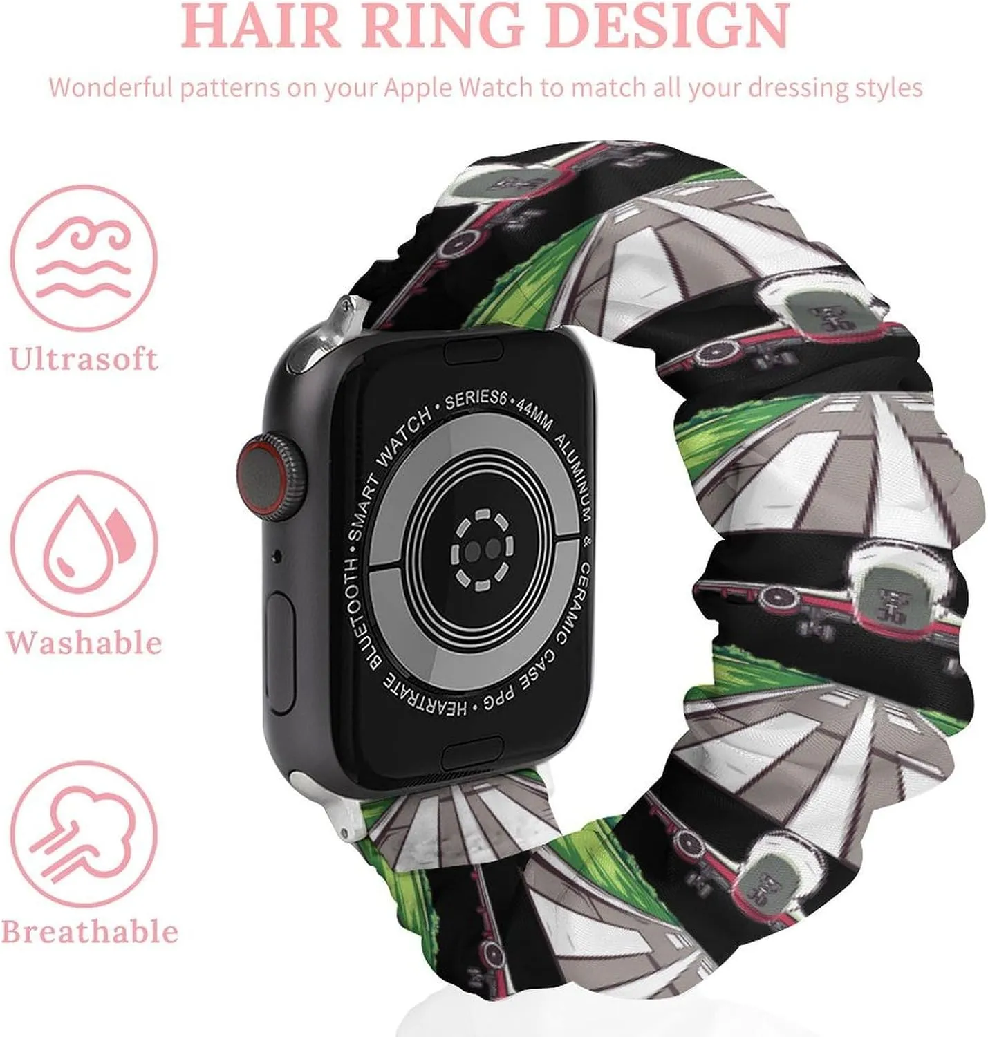 Bands Elastic Straps Wristbands Replacement Sports Strap Compatible with Apple Watch Airplane Aviation Aviator Flight enclose hover personally babble pharmacy Pilot Watch 