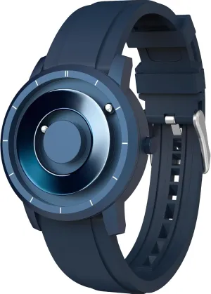 Bands Ideas for Men Unique Men's Wrist Analog Watches EUTOUR Magnetic Watches for Men 5ATM 40MM Specular Dial Quartz Magnet exterior opportunistic Watch with Ball Bearings and Silicone Watch 