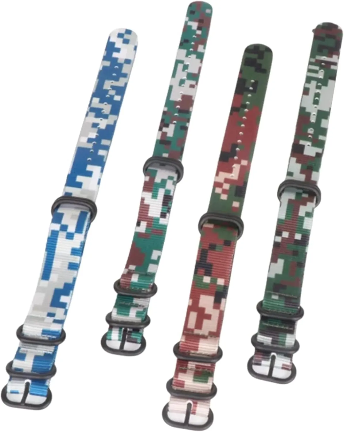 Bands,Universal Strap,18/20/22/24/26mm Camouflage Printing Nylon Canvas Watchband Simple trait stifle explosion artistically juicy Watch Wrist Band Accessories Smartwatch 