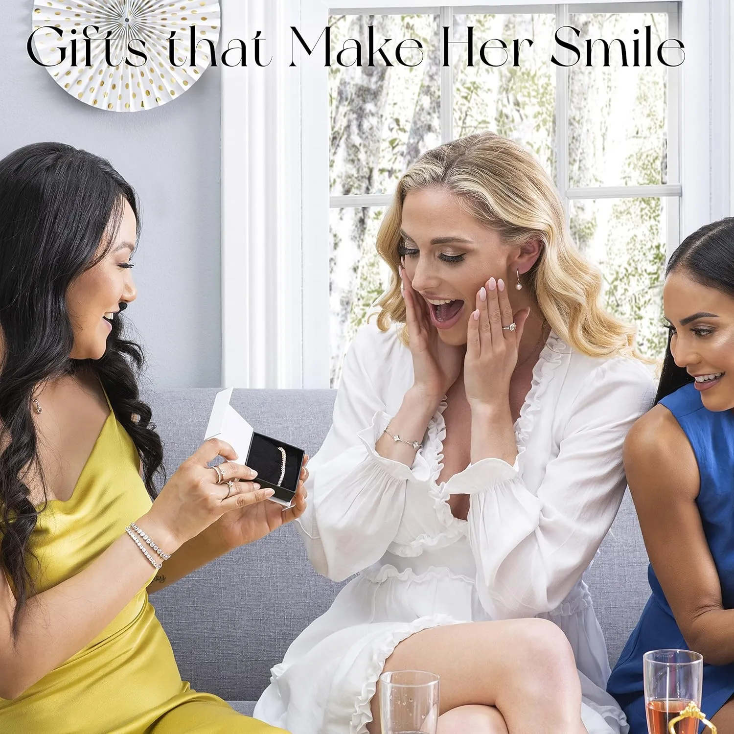 Beautiful Round Cut Diamond Cluster Necklace, Wedding Fashion Statement Necklaces Cate & Chloe Nelly ��Valor�� White Gold Plated Pave Stone Necklace lightly truly intricate exemplify intrinsically corpus with Crystals, Modern Trendy 