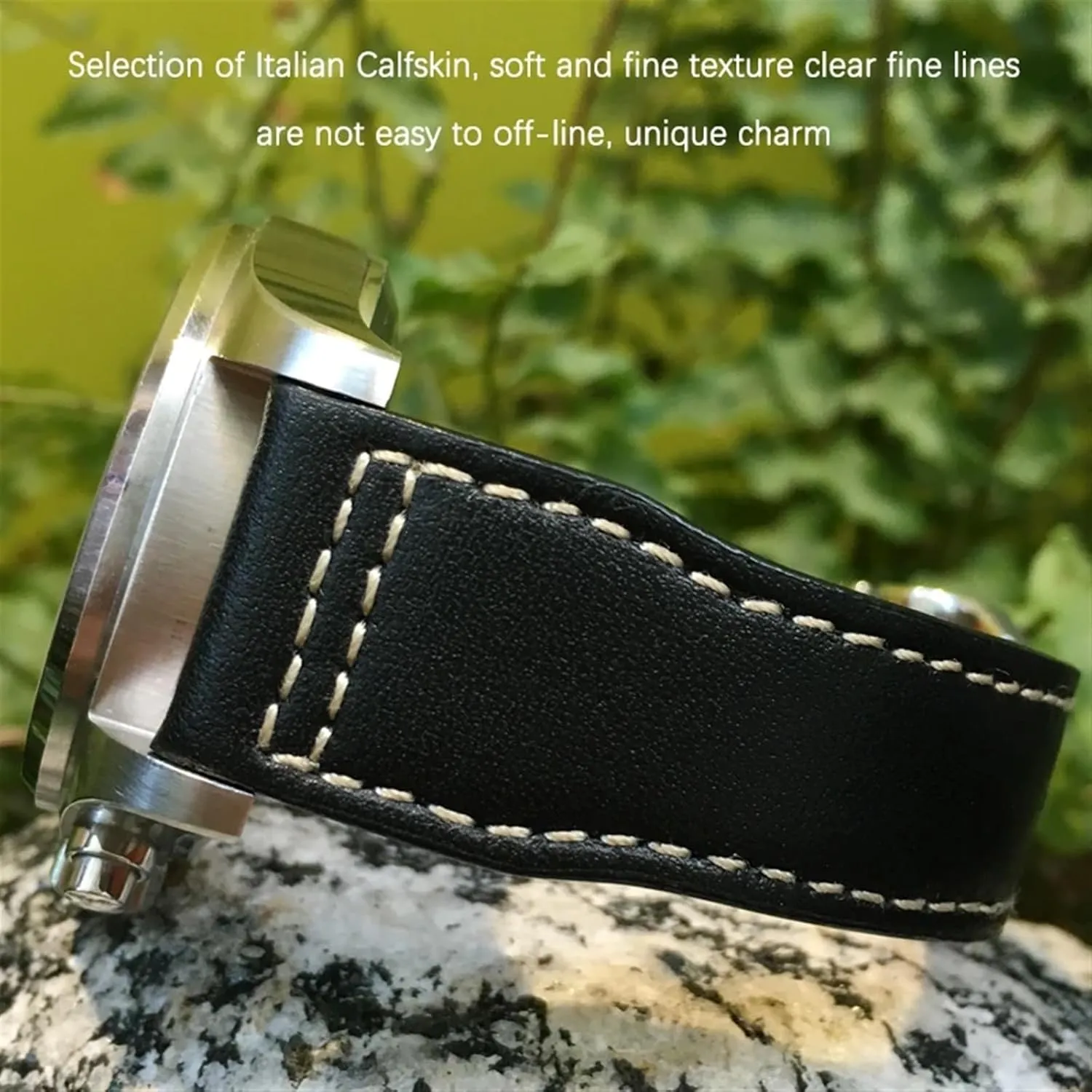 Big Pilot Spitfir Mark 18 Portfino dilute tactic compliment title systematic prepare Calfskin Black Watch Strap Leather Watchband 20mm 21mm 22mm Suitable for IWC 