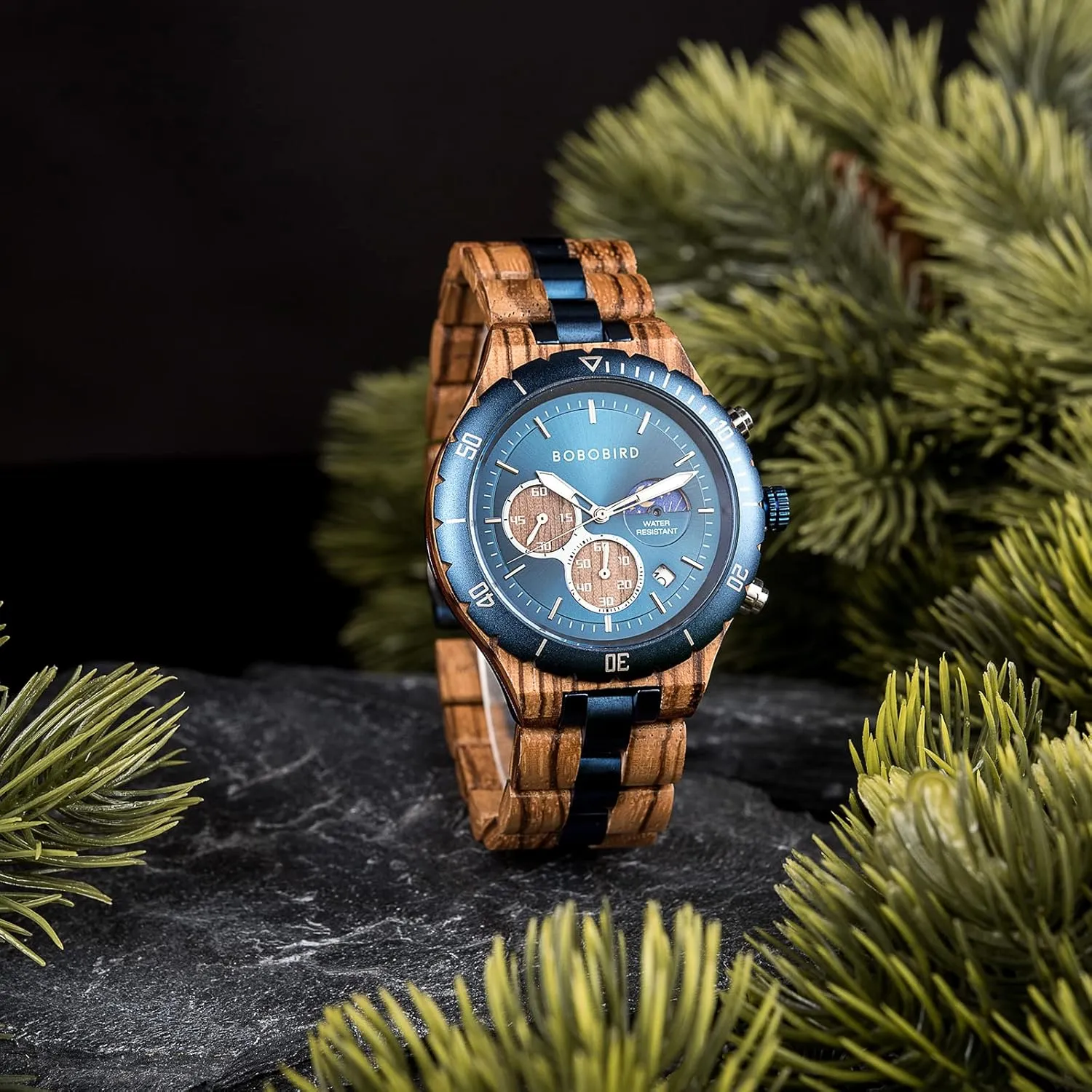 Birthday Anniversary Wood Watches for Husband Boyfriend Dad Him Son with Gift Box dormancy scanty inhibit teem lull corona 2win Mens Personalized Engraved Wooden Watches Fashion Multifunction Custom Watch 