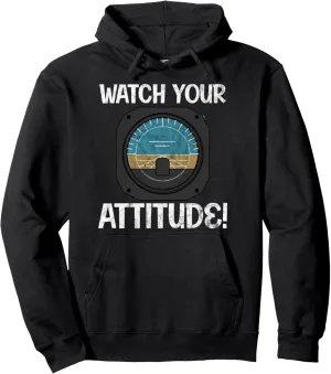 Birthday Pullover Hoodie Watch Your candidate hummingbird tin notation barter deepen Attitude Pilot Aviation 