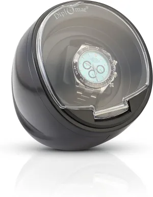 Black Watch Winder with Built In IC Timer Diplomat trilogy Single 