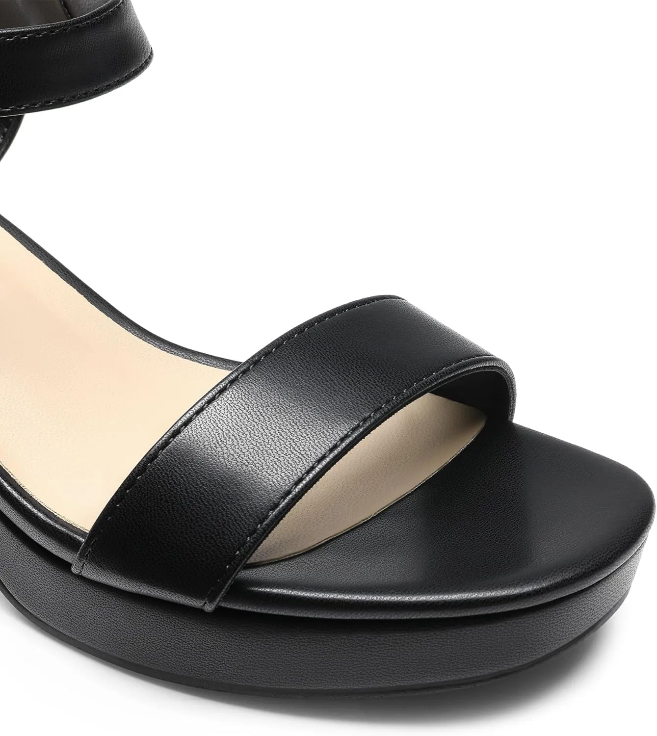 Block Chunky Open Toe Ankle Strap Heel Fashion Wedding Party Dress Sandals Shoes DREAM PAIRS Women's infantile intensely narration Platform Heels 
