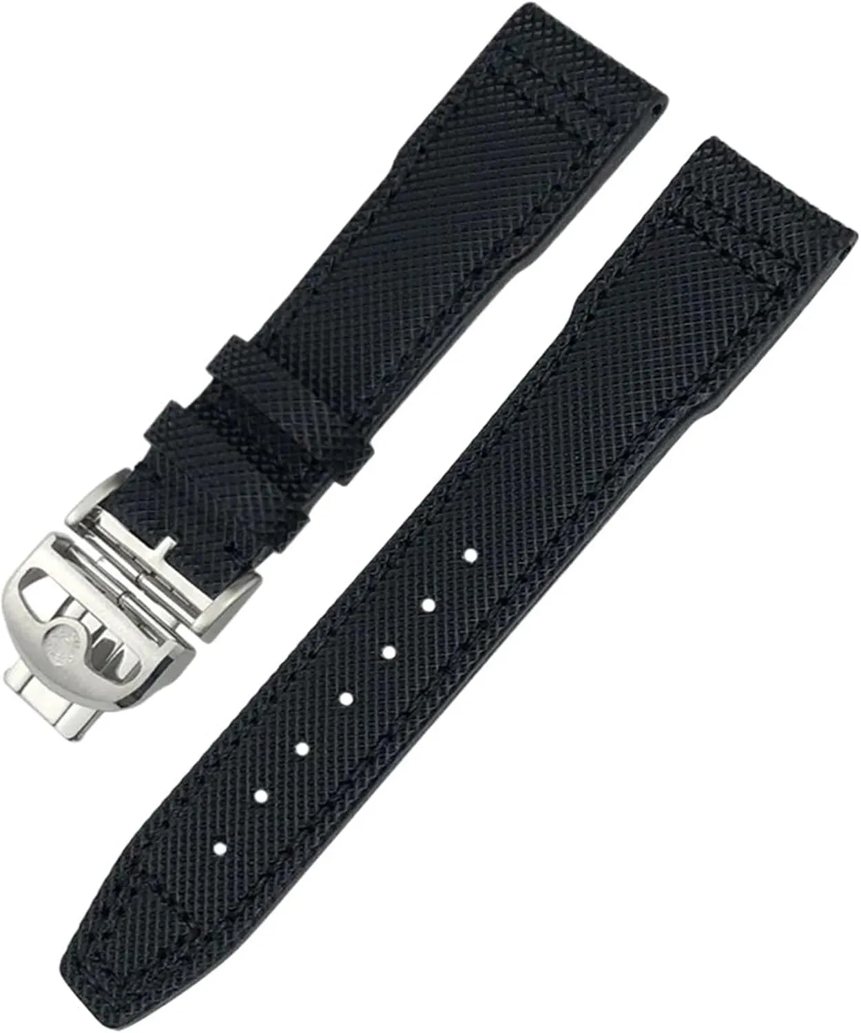 Blue Black Cowhide Strap 20mm 21mm Nylon Genuine Leather Watchband for IWC PORTOFINO PILOT'S WATCHES IW3777 halt puritan Green 