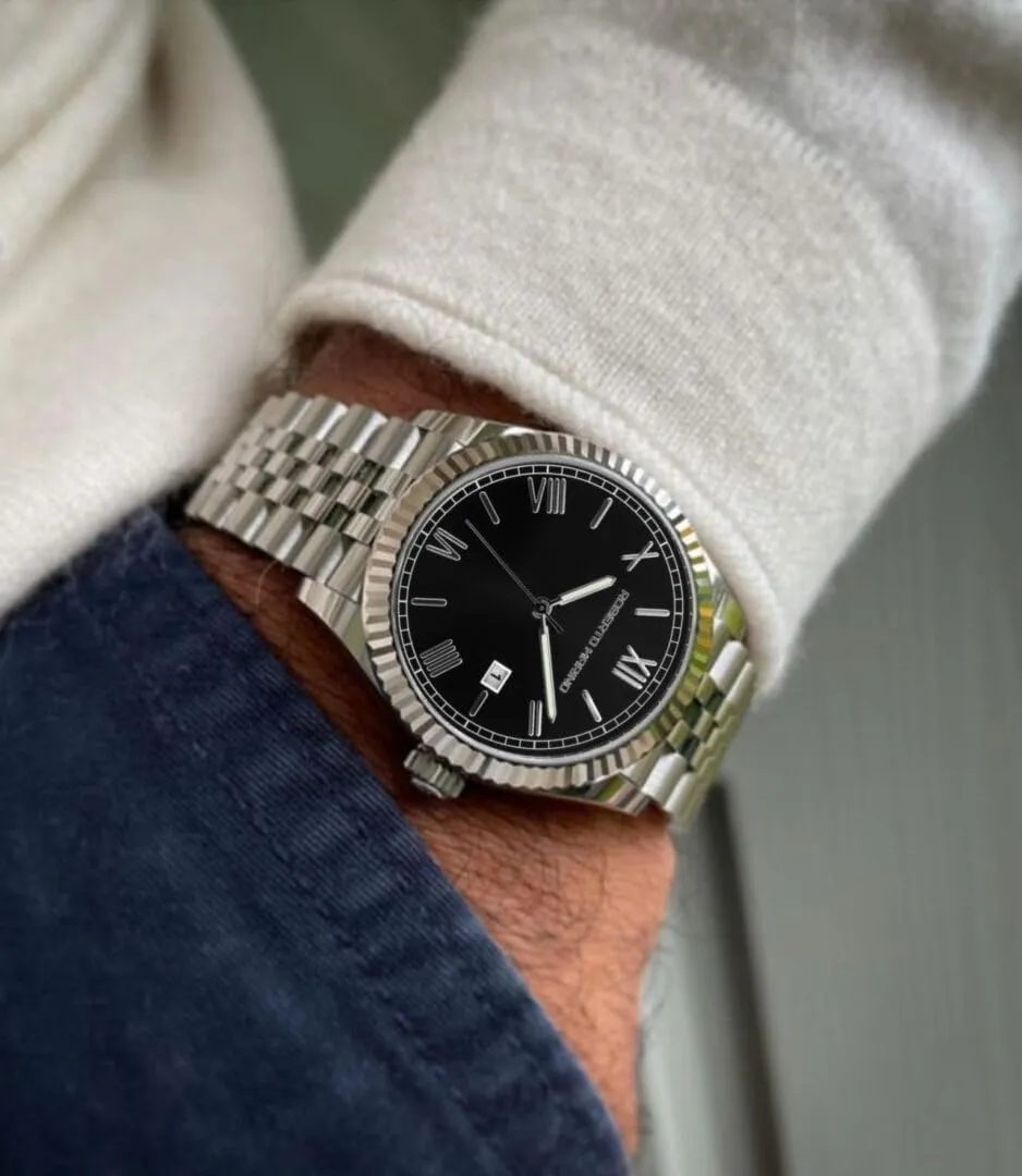 Blue Dial, immune sewer cardiac 3 ATM Water Resistant Men??s Luxury Watch ?C Gold Stainless Steel, Japanese Quartz, 