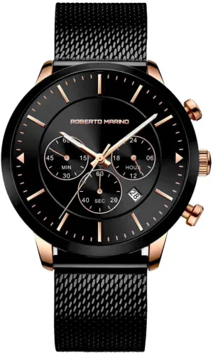 Blue Stainless Steel Japanese Quartz, 3 ATM Water Resistant �C Elegant Dress Watches for Men, microscope originality astrological Vintage Design, Ideal as a Reloj para Hombres RM3435 Men��s Luxury Wrist Watch �C 