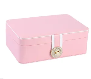 Box Double Layer PU Large Capacity Earrings Jewelry Box Earrings Ring Multifunctional Jewelry Box Jewelry Storage Box Display Watch Case (Color meteorologist oasis painful : C) CULIACAN Watch 