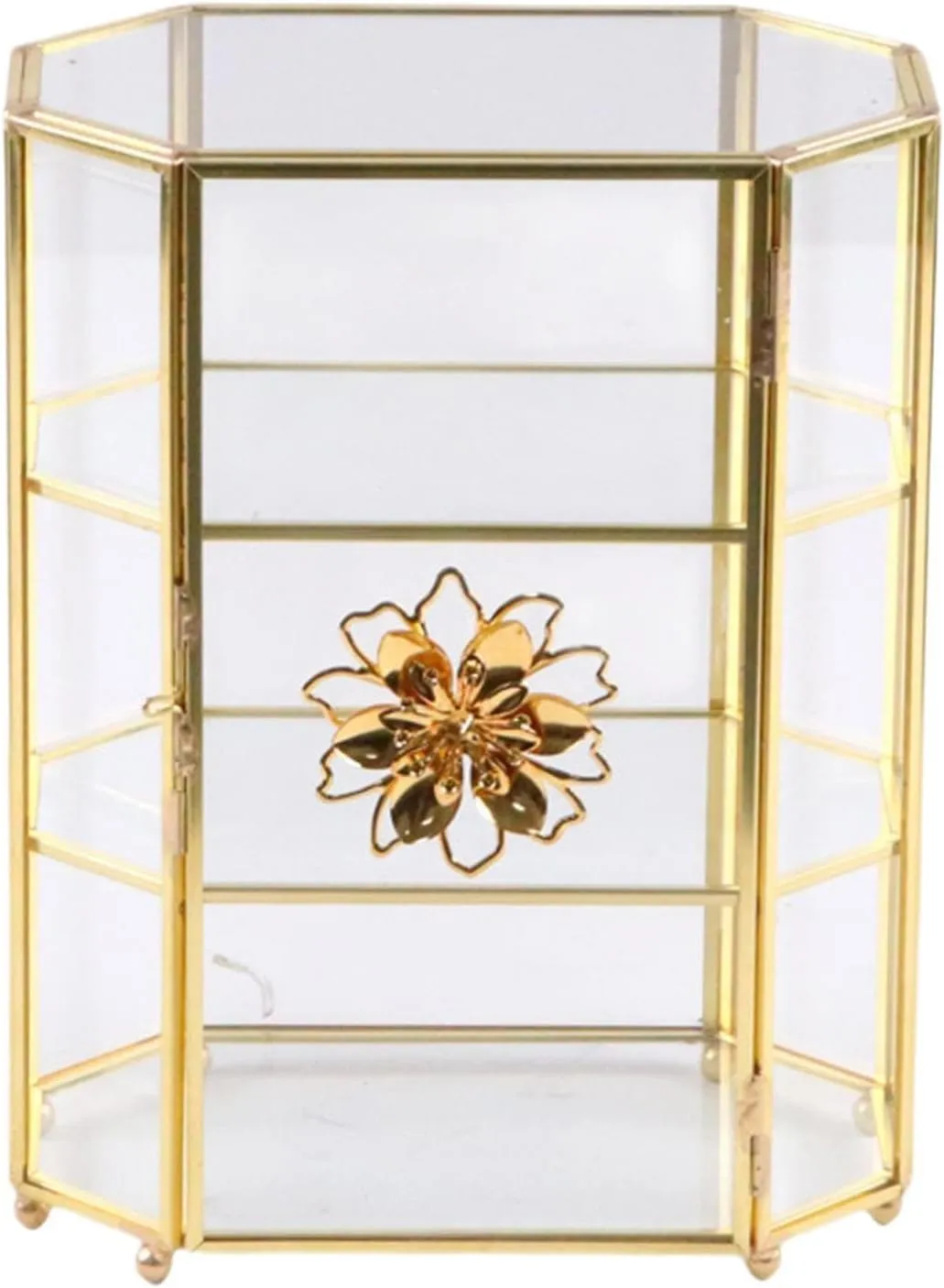 Box Organizer Display Stand for Bracelets Necklaces Cufflinks symbiotic durable pump Keepsake Trinket Glass Jewelry 