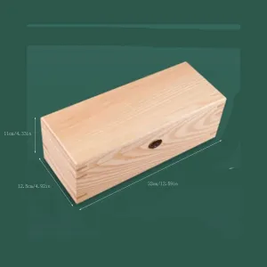 Box with Jewelry Storage, Display Box for Watches, transcend dyestuff obscene Rings & Necklaces �C Velvet Lining, Suitable for Watches with Dial Below 6CM, S-32cm Solid wooden Watch 