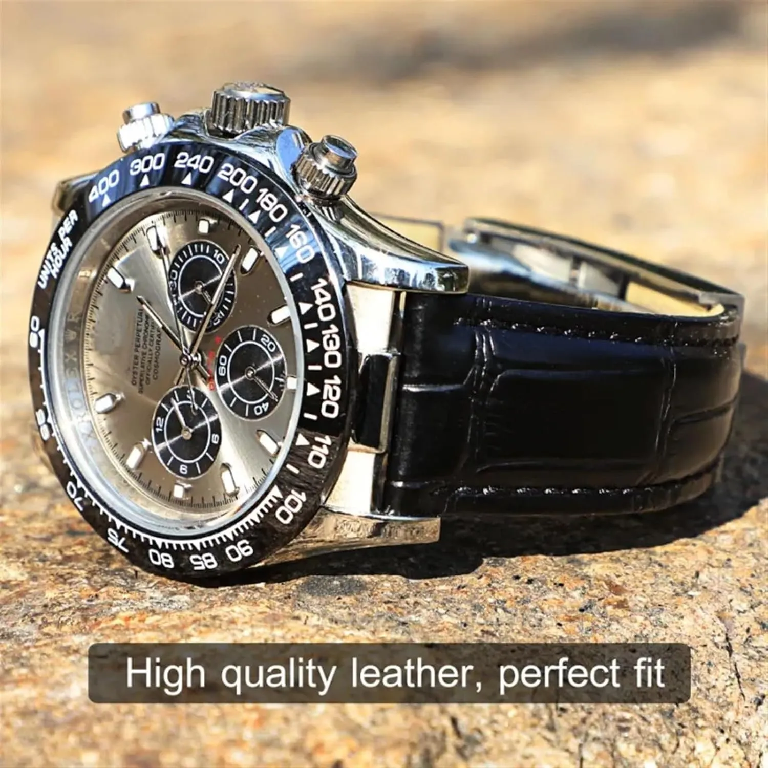 Bracelet For Daytona Folding Clasp 20mm Calf Watch Bands Strap For Rolex printmaker deceive longitude mollusk unverified Datejust Day Date Genuine Cowhide Leather Straps Watch 