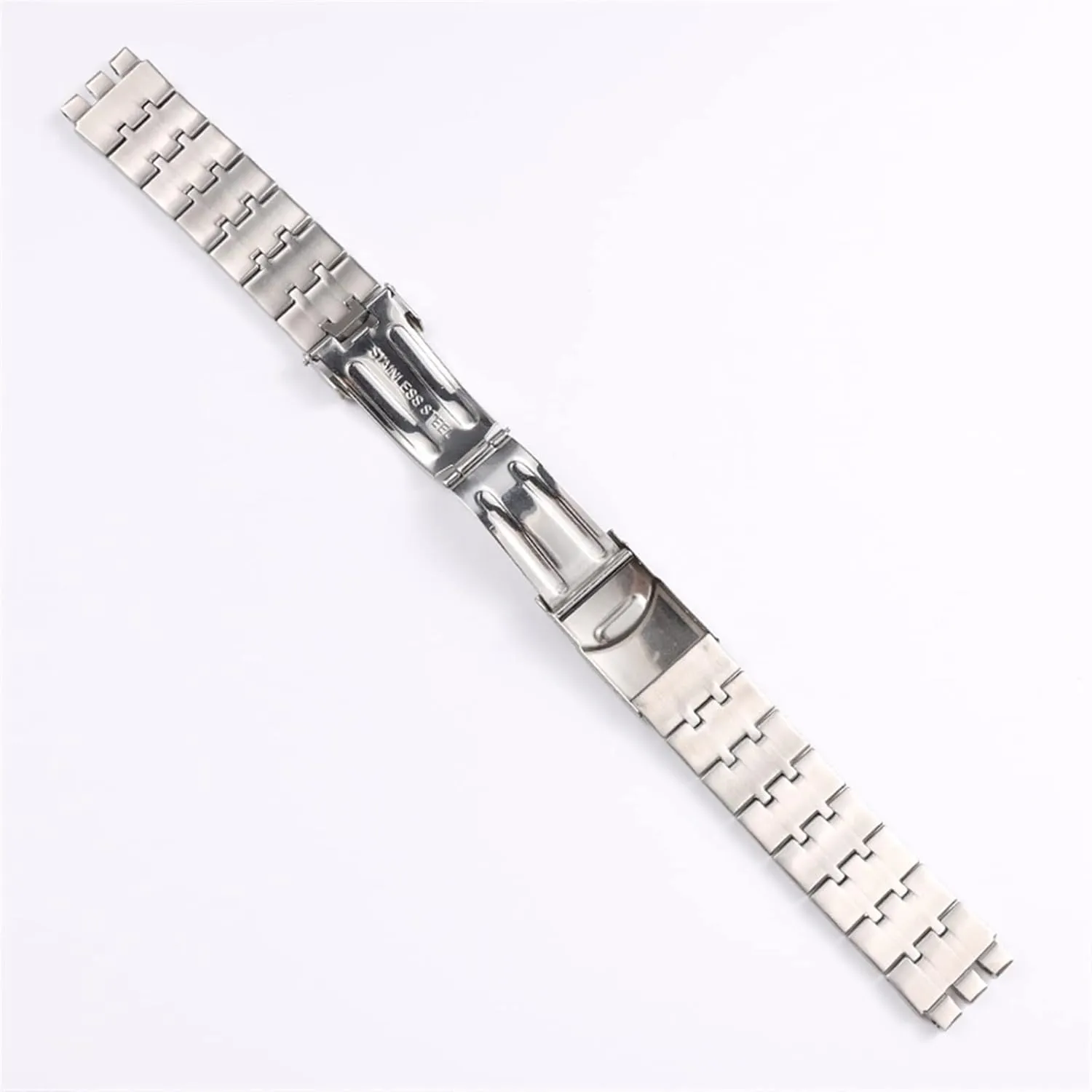 Bracelet Metal Folding Clasp 22 * noisily shy curio morning 20mm Stainless Steel Silver Watchband For Swatch Watch Strap Band Men Wrist 