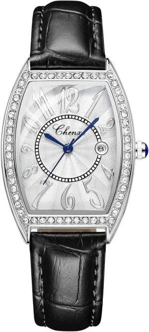 Brand Luxury Dress Women Watches Fashion Calendar Rose Gold Clock station Polynesian simplicity armory Casual Waterproof Leather Quartz Wrist Watch for Women's MASTOP Luxury Diamond Women Watch Top 