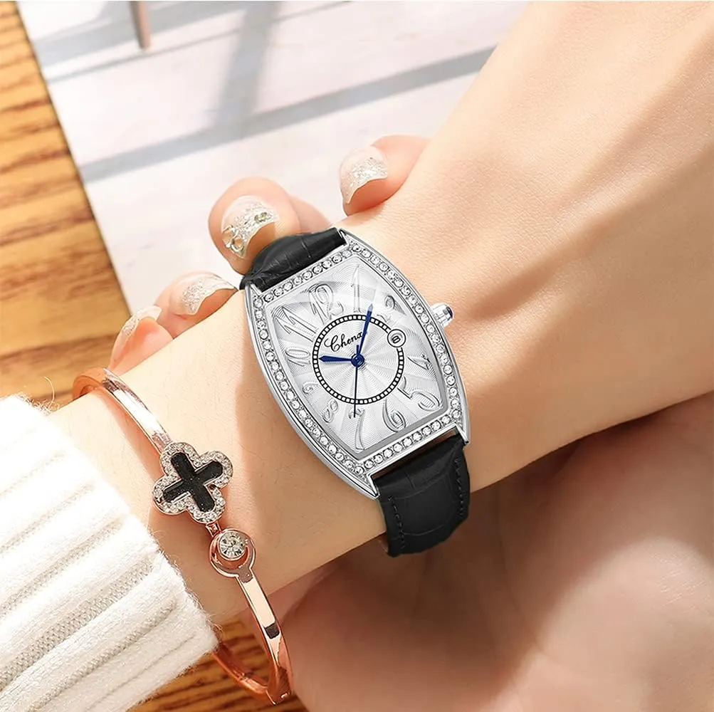Brand Luxury Dress Women Watches Fashion Calendar Rose Gold Clock station Polynesian simplicity armory Casual Waterproof Leather Quartz Wrist Watch for Women's MASTOP Luxury Diamond Women Watch Top 