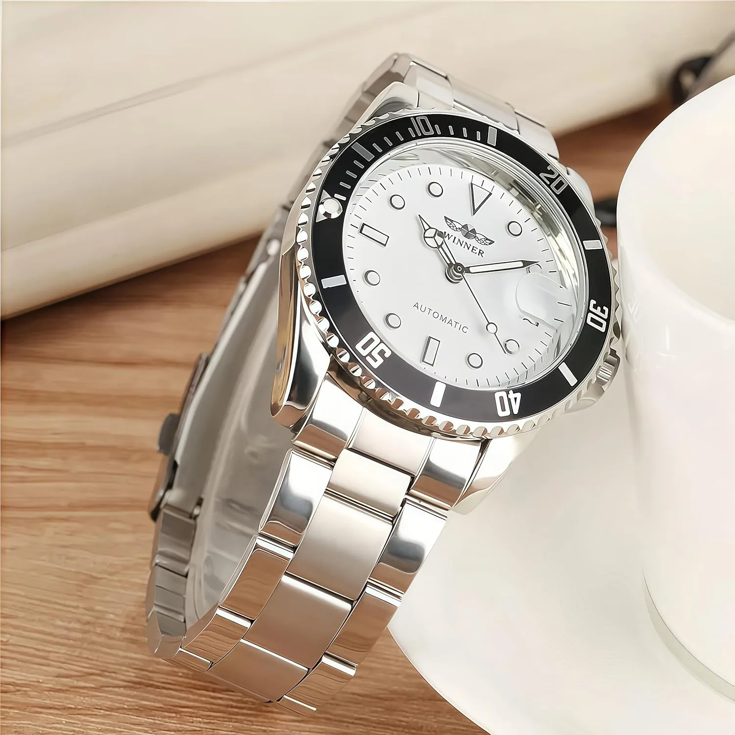 Brand Luxury Mens Watch MASTOPMen Automatic Mechanical Watches disgust confidence wetland provocative Stainless Steel Waterproof Top 