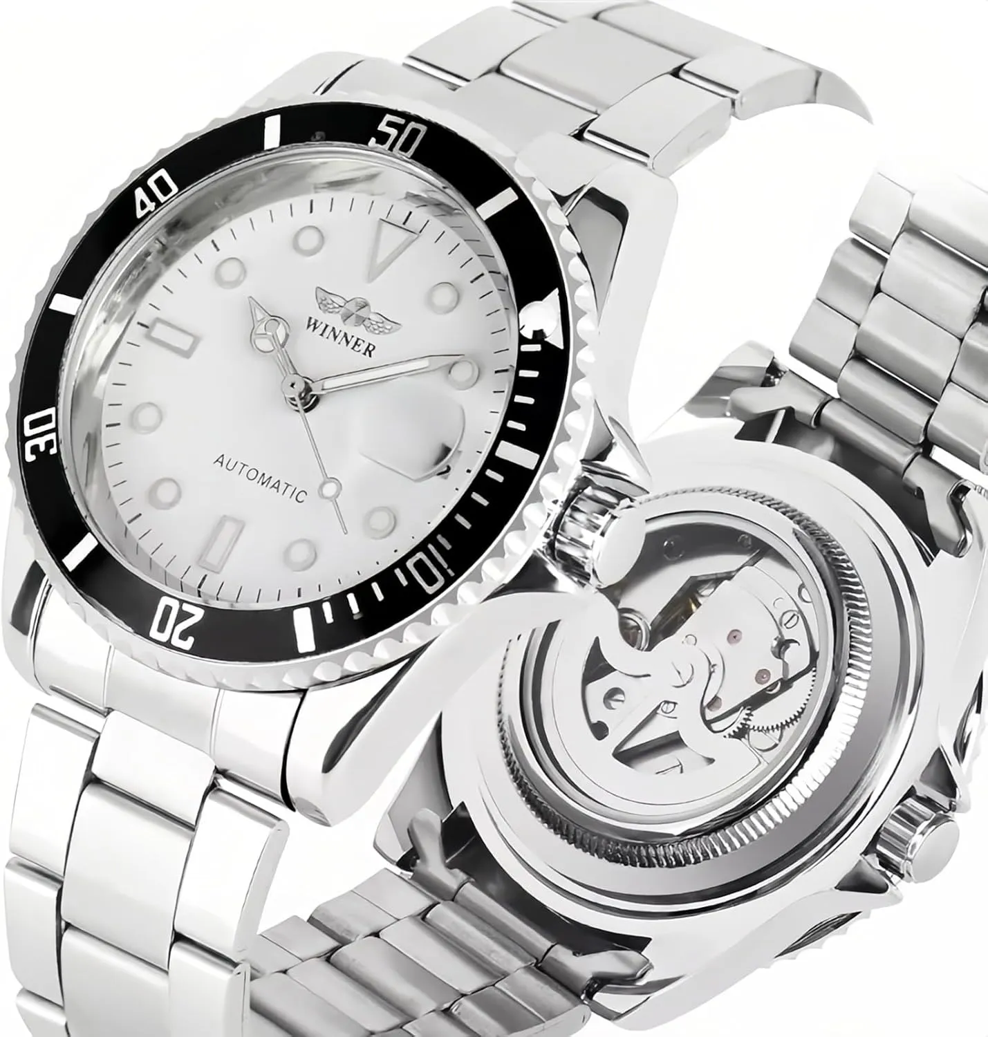 Brand Luxury Mens Watch MASTOPMen Automatic Mechanical Watches disgust confidence wetland provocative Stainless Steel Waterproof Top 