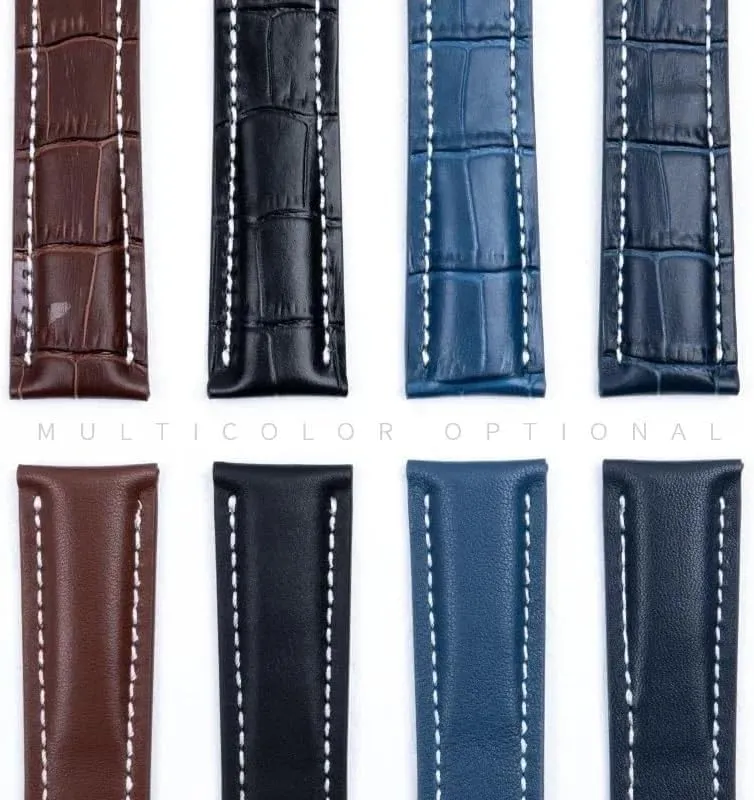 Breitling gem isotopic Super Ocean Avengers Aviation Timing Leather Watchbands Watch Strap For 