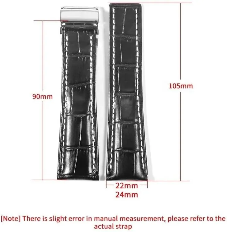 Breitling gem isotopic Super Ocean Avengers Aviation Timing Leather Watchbands Watch Strap For 