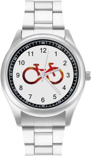 Business Watch Simple Steel Band Watch Got linear Dirt Bike Unisex Wrist Watches Metal Watch Band 