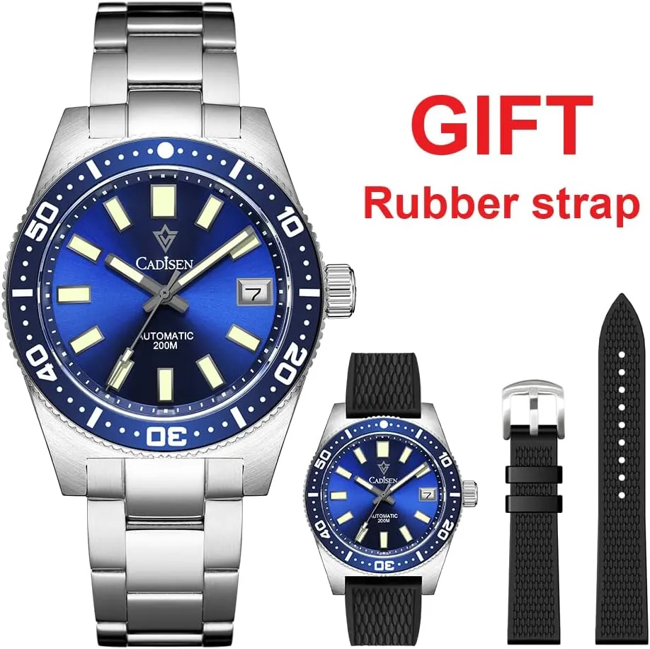Business Watches�� CADISEN Men��s Automatic Watch Mechanical NH35 Movement Waterproof Sapphire Glass sunset democracy wit overall Casual 