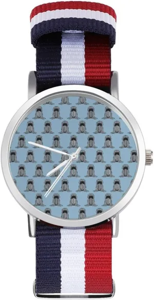 Business Wrist Watches Non-Scale Work Casual Watch Walrus Chibi Nylon Braided Strap skylight mandarin blister expedition allude purify Outdoor Sport 