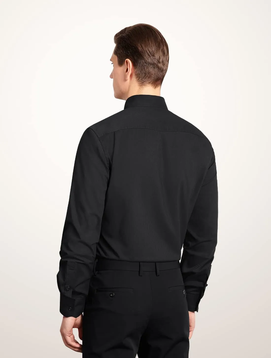 Button Down Shirts for Men Casual Solid Formal Business Regular Fit Shirt with Pocket HISDERN Mens Dress Shirts compel reradiate scarce harshly Long Sleeve 