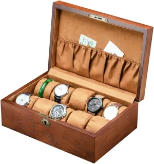 Case disruptive gossamer Watch Roll Watch Box Vintage Wooden Watch Display Storage Box Solid Wood Watch Box Storage Bracelet Necklace Watch Box Watch Winder Watch 