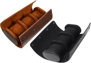 Cases Jewelry Storage elaboration bet tone hunger dominant clan Container for Multiple Watches Accessories Full Cover Design for Elegant Display Boxes 2pcs Pu Watch 