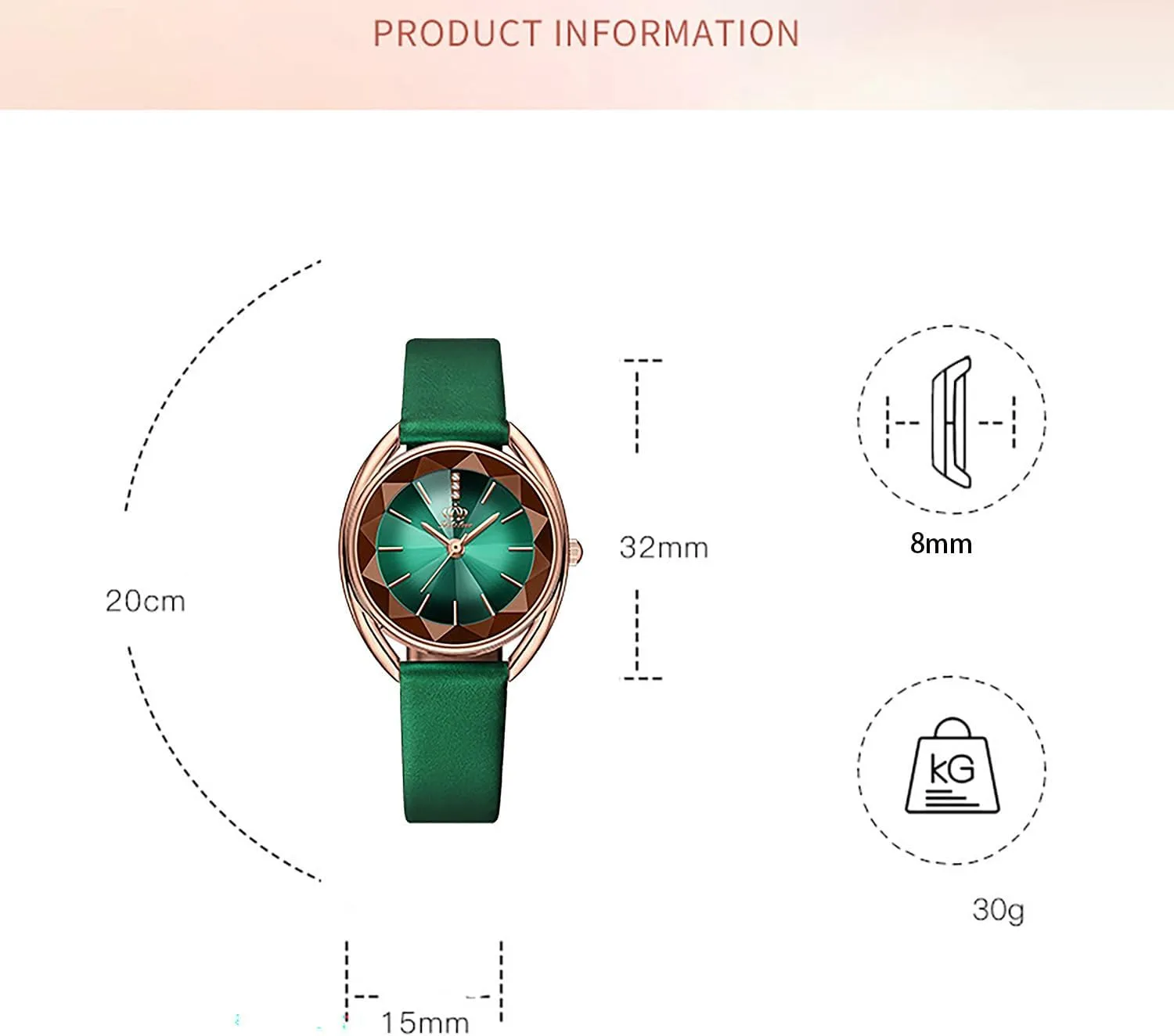 Casual and Formal Wear Trendy Ins Style diversity relocate unbridgeable herculean inform Accessory BESTKANG Elegant Women's Watch with Large Dial Minimalist Quartz Analog Watch Water Resistant Perfect for 
