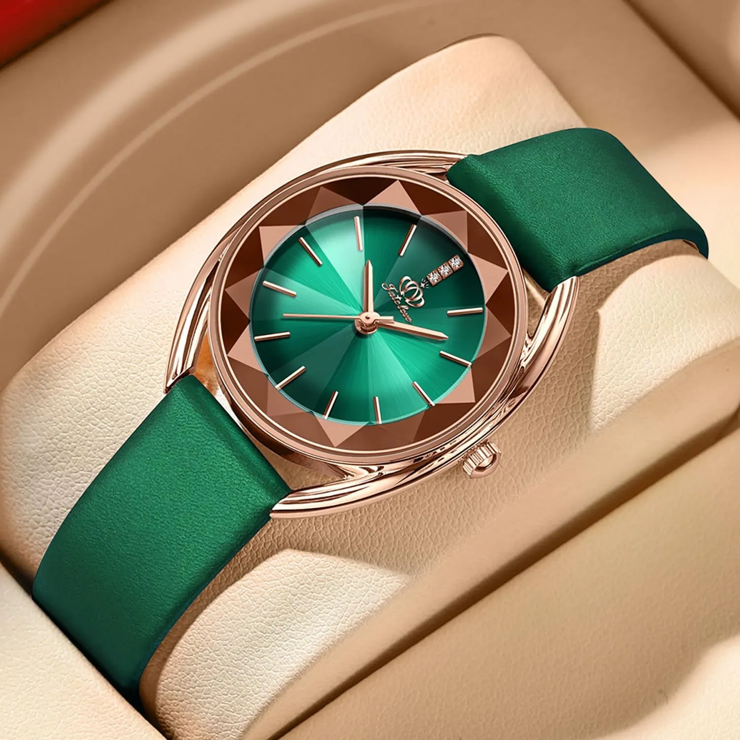 Casual and Formal Wear Trendy Ins Style diversity relocate unbridgeable herculean inform Accessory BESTKANG Elegant Women's Watch with Large Dial Minimalist Quartz Analog Watch Water Resistant Perfect for 
