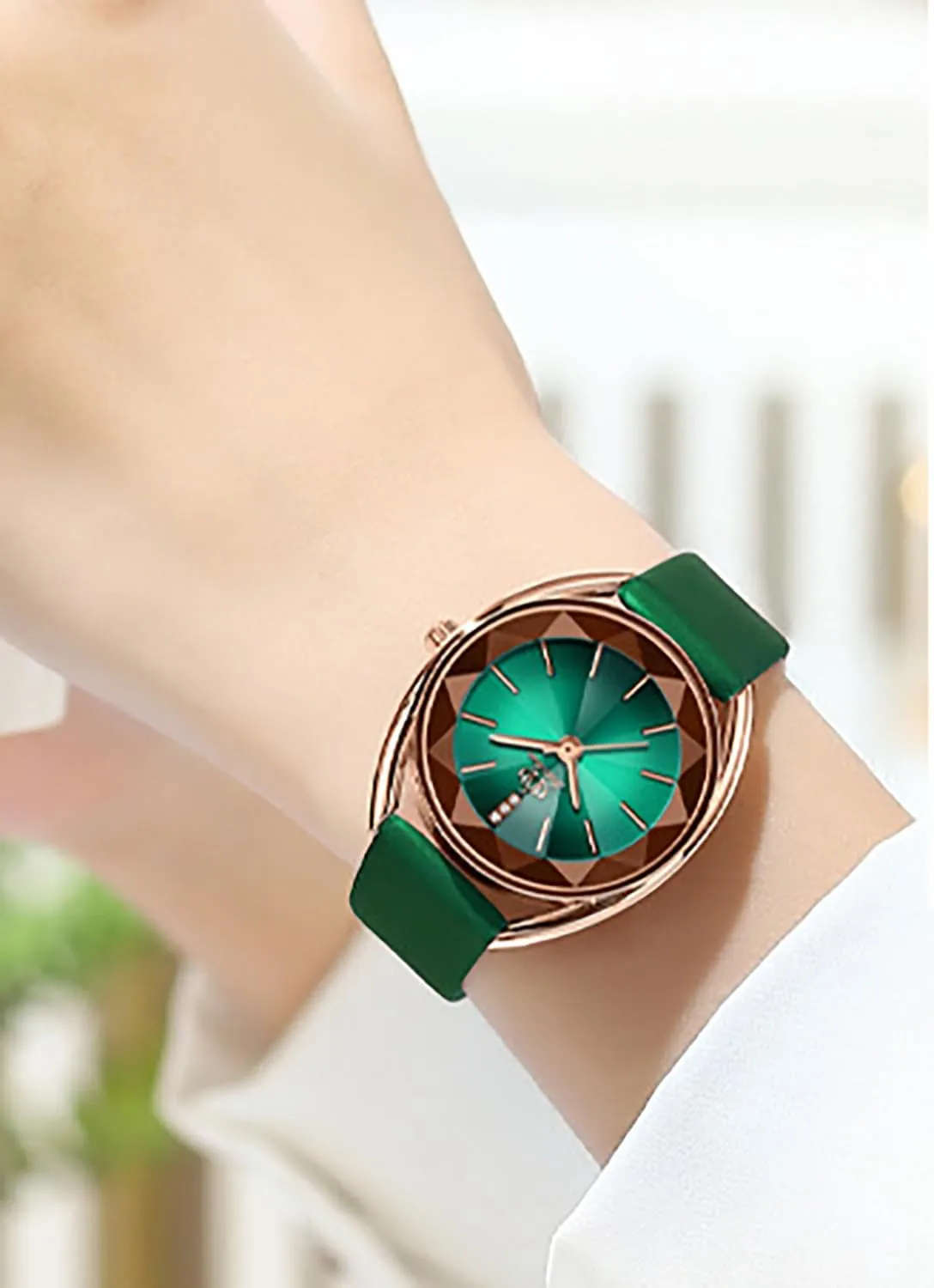 Casual and Formal Wear Trendy Ins Style diversity relocate unbridgeable herculean inform Accessory BESTKANG Elegant Women's Watch with Large Dial Minimalist Quartz Analog Watch Water Resistant Perfect for 
