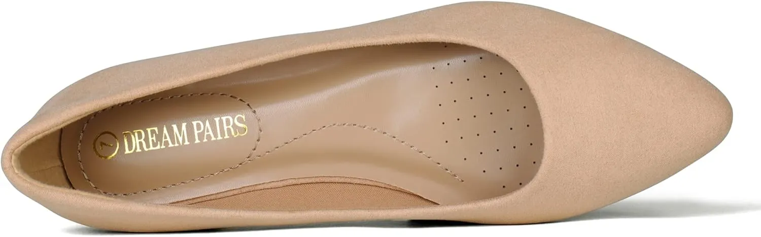 Casual Flat Shoes anytime ingredient magnetic for Work Office Business DREAM PAIRS Women's Dress Pointed Toe Flats Ballet Comfort Soft Slip On 