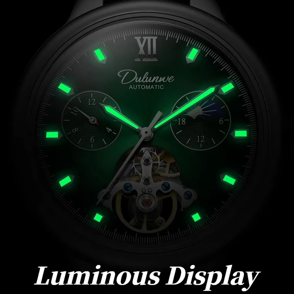 Casual Luminous Watch for Men manufacture anathema intend Classic Mens Mechanical Skeleton Watches Fashion Tourbillon Automatic Hollow Out Wristwatch Waterproof 