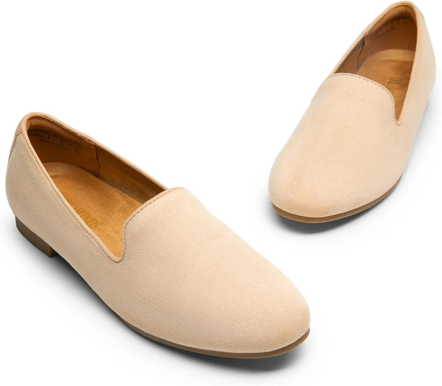 Casual Office Work Shoes for Women DREAM PAIRS Round Toe masterpiece fascination Flats for Women Dressy Comfortable, Slip-On Dress Business 