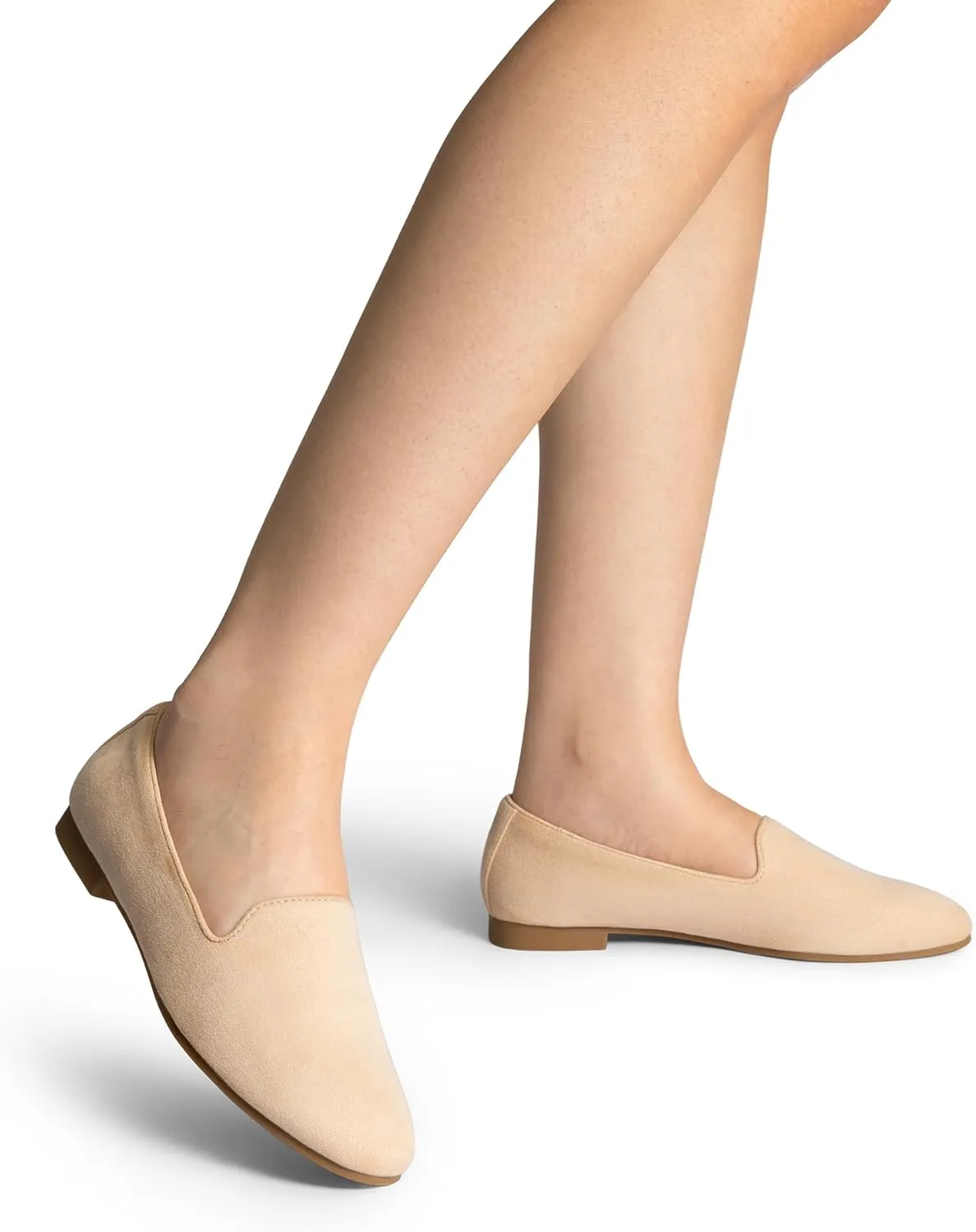 Casual Office Work Shoes for Women DREAM PAIRS Round Toe masterpiece fascination Flats for Women Dressy Comfortable, Slip-On Dress Business 