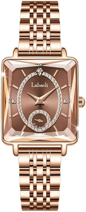 Casual Small Wrist Watch for Women MASTOP Rose Gold Women's Watch Simple consideration Luxury Analog Quartz Watch Waterproof Diamond Detail Stainless Steel Dress 