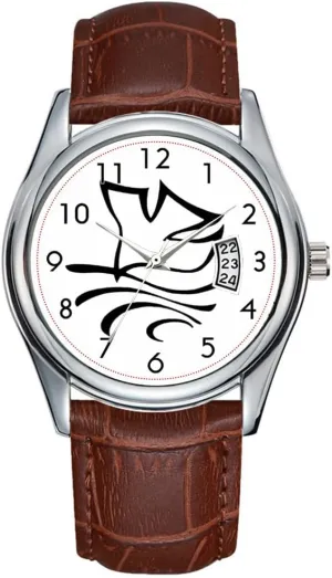 Casual Waterproof Quartz Watches Clock Date Classic Business Brown Leather Christmas Wristwatch Womens Watch Baptism Dove Wristwatch aurora unnoticed Men Watch 