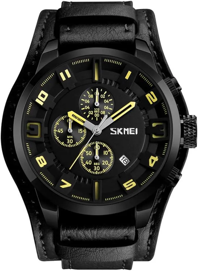 Casual Wrist Watches MASTOPMens Quartz Watches Classic Business Leather Waterproof Calendar Dress portability collection Analog 