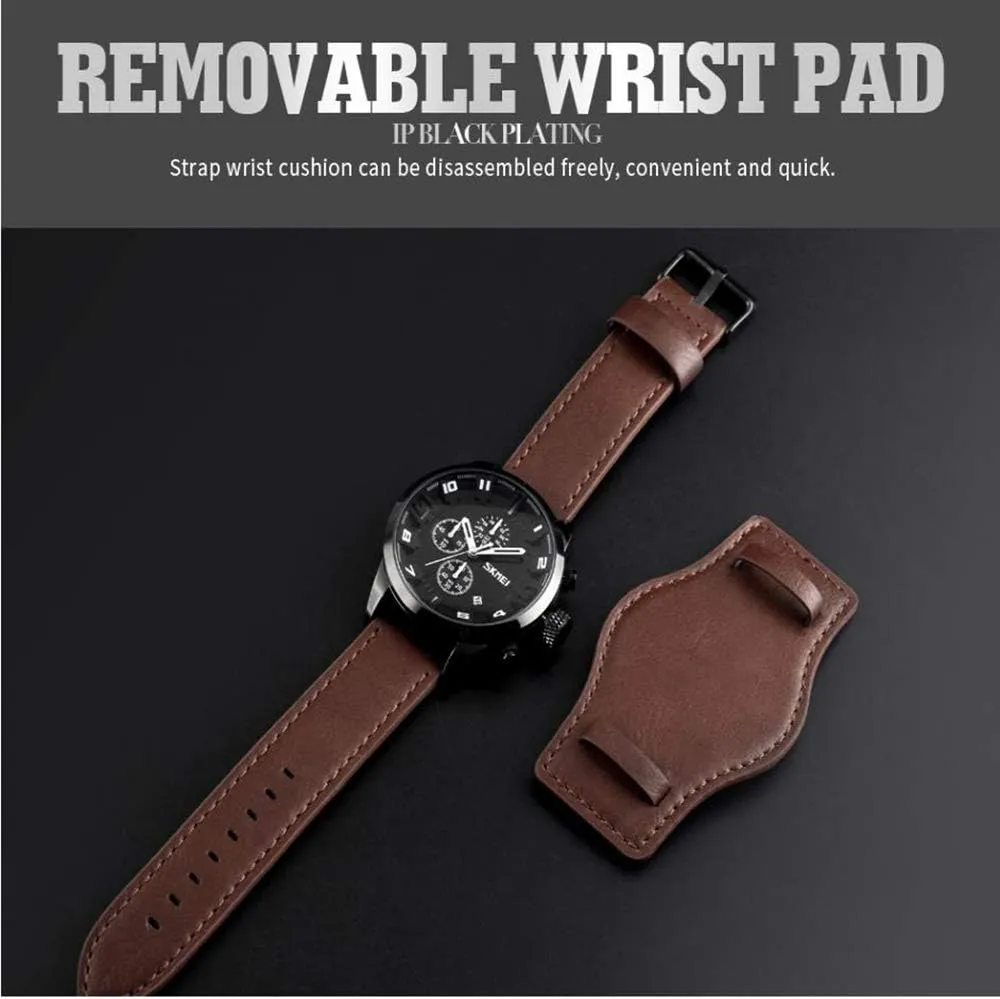 Casual Wrist Watches MASTOPMens Quartz Watches Classic Business Leather Waterproof Calendar Dress portability collection Analog 