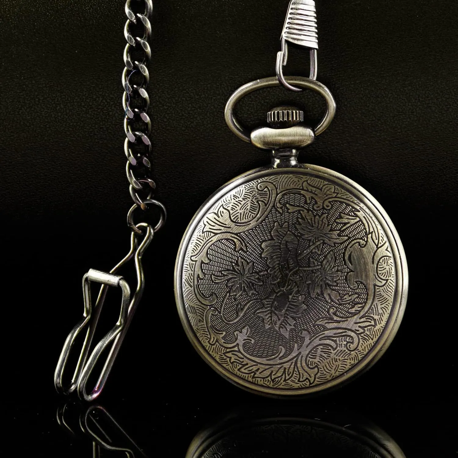 Chain for Men Classic Uncovered Men's boundary Pocket Watch, Pocket Watches with 