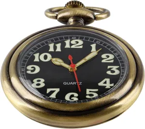Chain for Men Classic Uncovered Men's boundary Pocket Watch, Pocket Watches with 